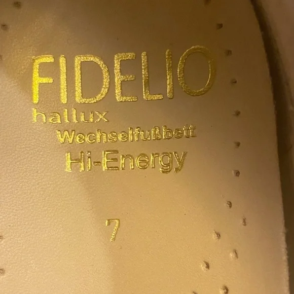 Fidelio US 9.5 (UK 7) Hallux Hi-Energy Sneakers Leather Shoes Blue Women’s